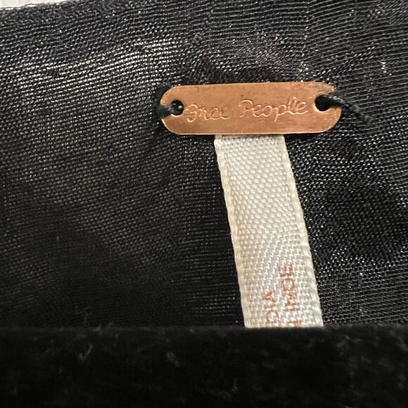 Free People Metallic Studded Party Dress Size 0 - Picture 9 of 11